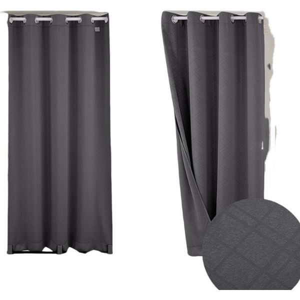 Inf Tenda Da Esterno Impermeabile Goffrata Grigio Scuro M-image
