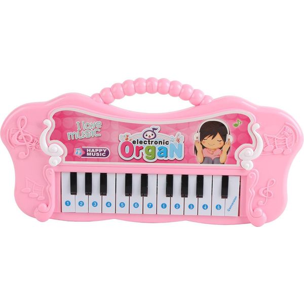 Pianoforte Elettronico Giocattolo Baby Kids Early Educational Childhood Music Girl Giftpink-image