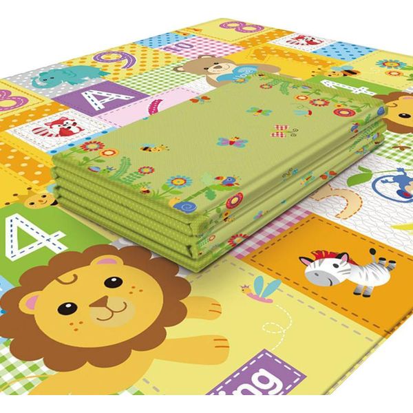 Tappetino Per Bambini Che Gattonano, Bifacciale, Impermeabile, Scorrevole, Cartone Animato, Soggiorno, Pieghevole, Per Bambini-image