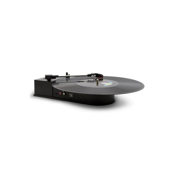 Hamlet Xdvdvini Giradischi Convertitore Vinile MP3 Usb 33/45 Giri Nero Windows/Mac-image