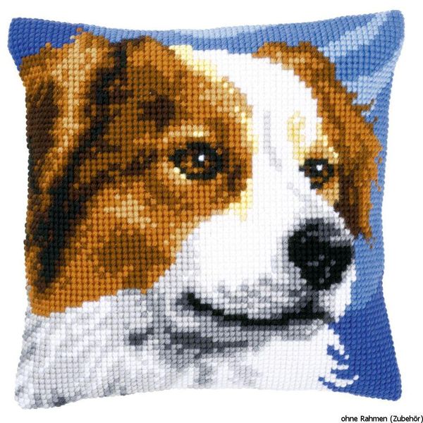 Cuscino A Punto Croce Vervaco "Bordercollie"", Immagine Di Ricamo Pre-Disegnata"-image