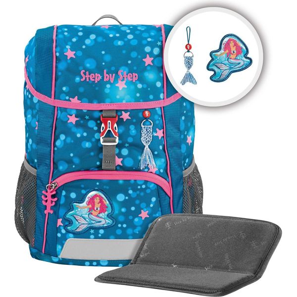 Step By Step Zaino Per Il Tempo Libero Zaino Kid Backpack-Set 13L Mermaid Lola Blu-image