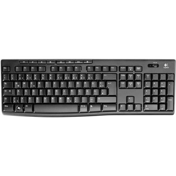 Logitech Wireless K270 - Tastatur - 2,4 Ghz - Deutsch - Qwertz (920-003052)-image