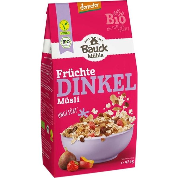 Muesli Di Farro - Frutta Non Zuccherato 425G-image