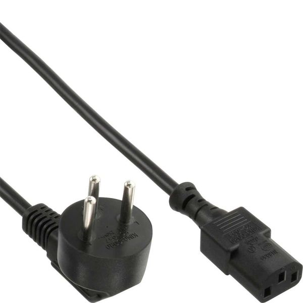 Inline® 16655H Cavo Di Alimentazione, Da Spina Di Rete Israel A Spina Iec C13, 5,0 M-image