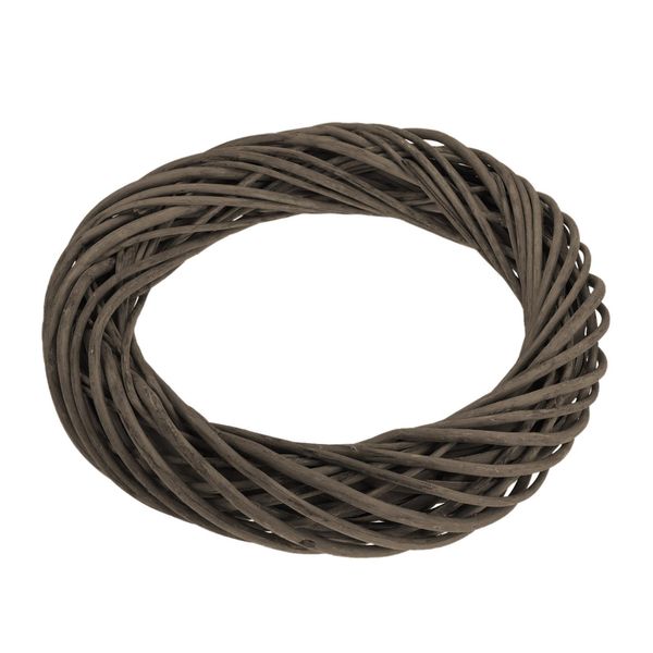 Ghirlanda Decorativa In Rattan Kubu - 45 Cm - Ghirlanda Da Tavolo Per Porte Da Decorare Da Soli-image