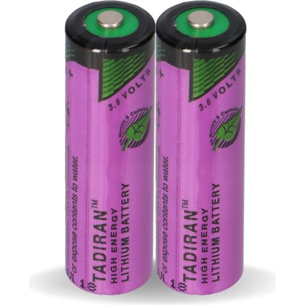 2X Batteria Tadiran Al Litio 3,6V Sl 760/S Aa - Cellula Lisocl2 2200Mah-image