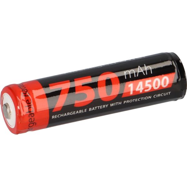 Xcell Li-Ion 3,7 V / 750 Mah Aa Mignon Batteria Ricaricabile Pcb Circuito Di Protezione Per Torce Led-image