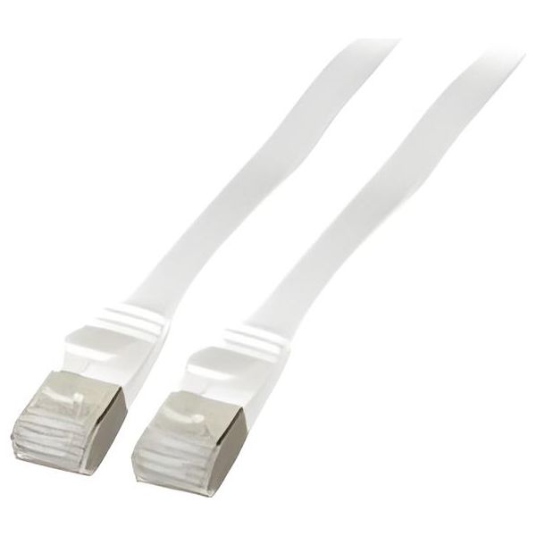 Efb K5545WS.1,5 Efb RJ45 Flachpatchkabel U/Ftp, Cat.6A, Pvc, 1,5M, Weiß-image
