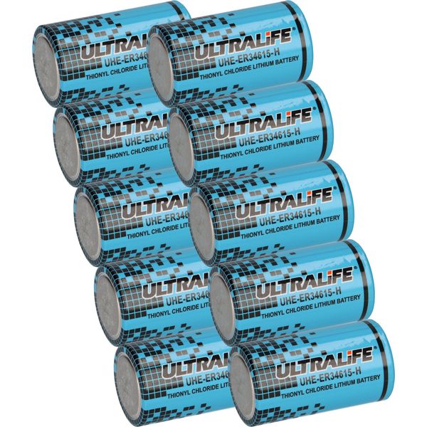 10X Ultralife UHE-ER34615 D Mono Rundzelle 3,6V 19000Mah Ls 33600 34615-image