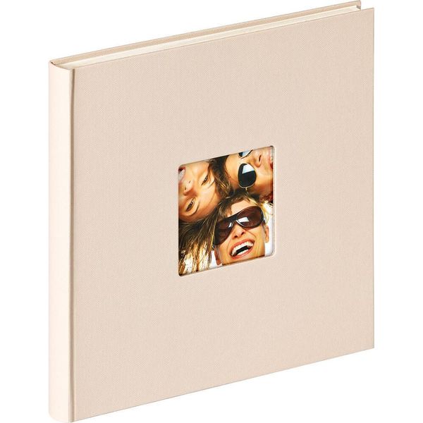 Walther Album Fotografico Fun 26X25 Cm Sabbia 40 Pagine Bianche-image