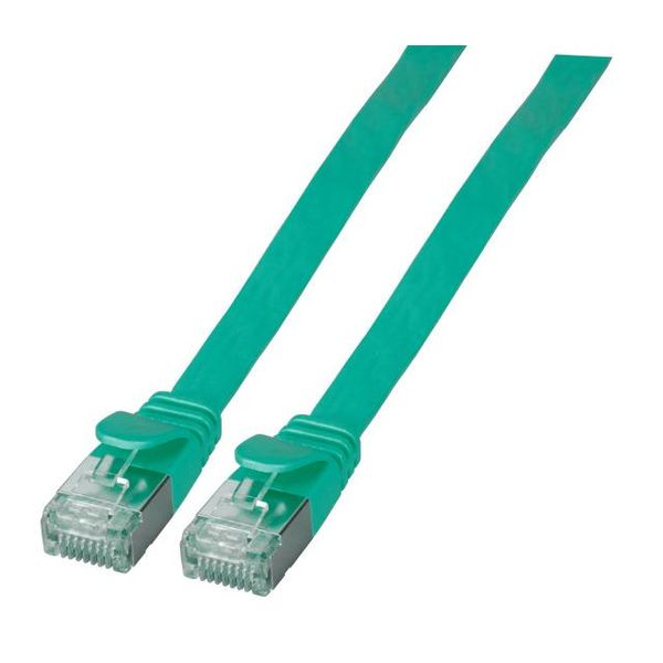 Efb K5545GN.1 Efb RJ45 Flachpatchkabel U/Ftp, Cat.6A, Pvc, 1M, GrüN-image