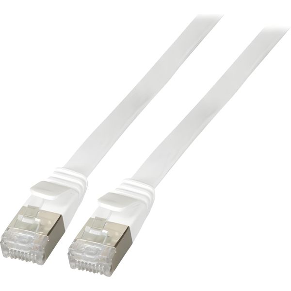Efb K5545WS.1 Efb RJ45 Flachpatchkabel U/Ftp, Cat.6A, Pvc, 1M, Weiß-image