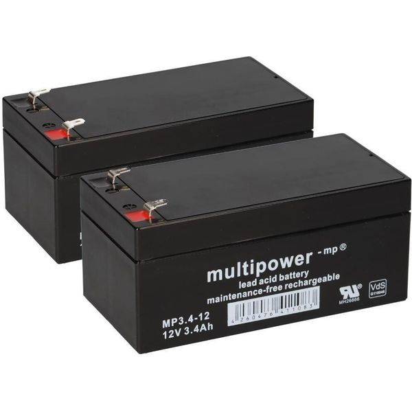 Batteria Di Ricambio Per Alber Scalamobil 2 X 12V 3,4Ah 24V Batteria Al Piombo-Acido-image