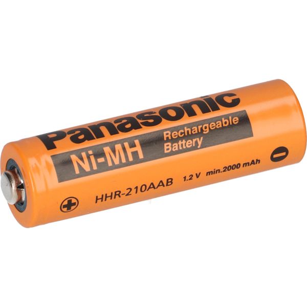 Batteria Ricaricabile Panasonic Aa 1,2V 2080Mah HHR210AA Mignon-image