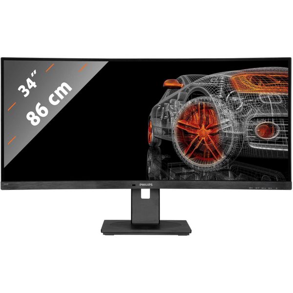Philips B Line 346B1C/00 - 86,4 Cm (34") - 3440 X 1440 Pixel - Quad Hd - Lcd - 4 Ms - Nero"-image