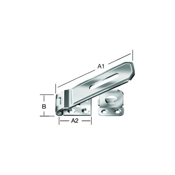 Vormann Sicherheits-ÜBerfalle L 140Mm, B 50Mm, Gerollt Verzinkt (000025200Z)-image