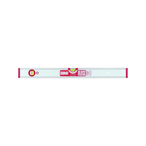 Wasserwaage Alustar 60Cm Alu.Silber ± 0,5 Mm/M M.Magnet Bmi (694060 Em)-image