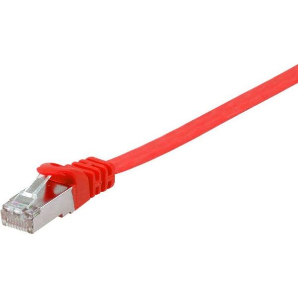 Equip 607627 Equip Cavo Patch Cat6A U/Ftp 2Xrj45 0,50M Rosso Lszh-image