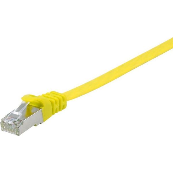 Equip 607667 Cavo Patch Equip Cat6A U/Ftp 2Xrj45 0,50M Giallo Lszh-image
