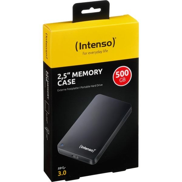 Intenso Memory Case - Disco Rigido - 500 Gb - Esterno (Portatile) - 2,5" (6,4 Cm) - Usb 3.0"-image