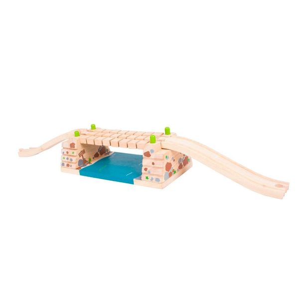 Bigjigs Rail Ponte Oscillante Sul Fiume-image
