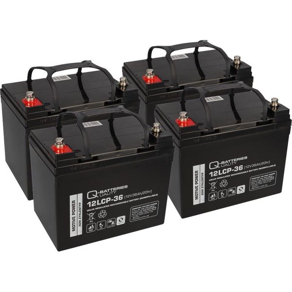 Batteria Compatibile Con E-Mobile Trendmobil Uranus 4X 12V 36Ah-image