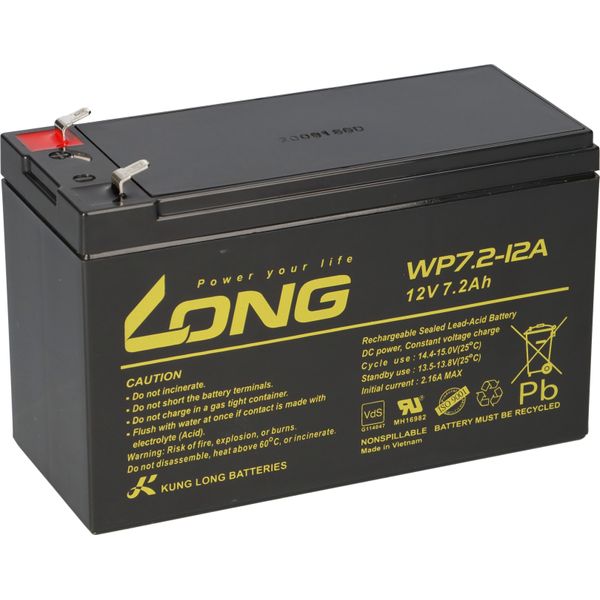 Batteria Per Panasonic LC-R127R2PG 12V 7,2Ah Agm-image