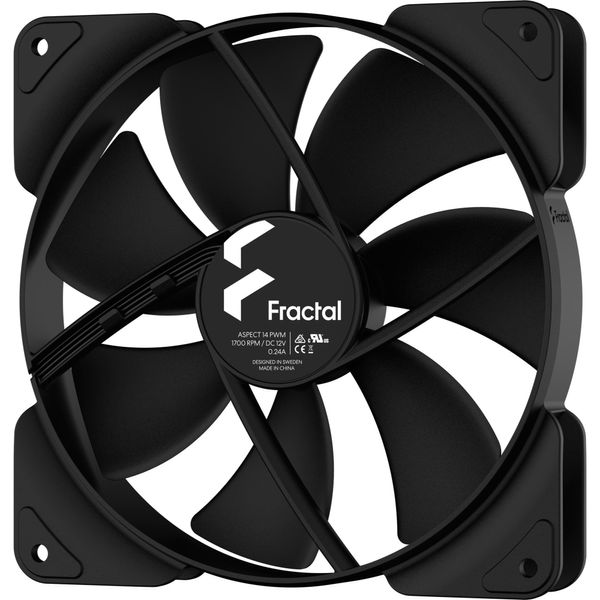 Fractal Design FD-F-AS1-1403 LüFter FRACTAL-DESIGN Aspect 14 Pwm Black-image