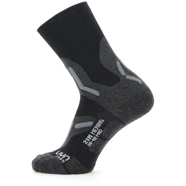 Uyn Merino Mid Calze Da Trekking Doppio Strato Donna Nero/Grigio 41-42-image