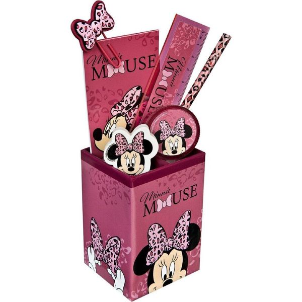 Astuccio Per Matite Minnie Mouse Set Da 7 Pezzi Per La Scrittura Con Design Disney-image