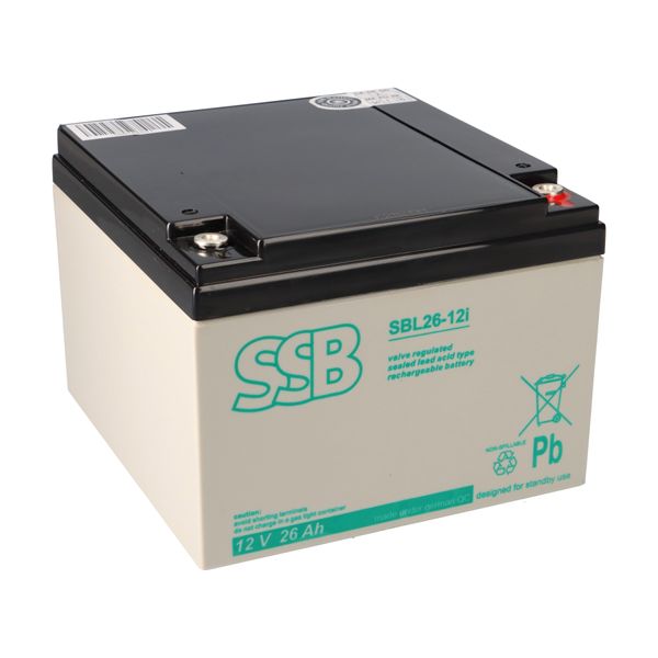 Batteria Al Piombo Ssb Sbl 26-12I Agm Collegamento A Vite M5 - 12V 26Ah-image