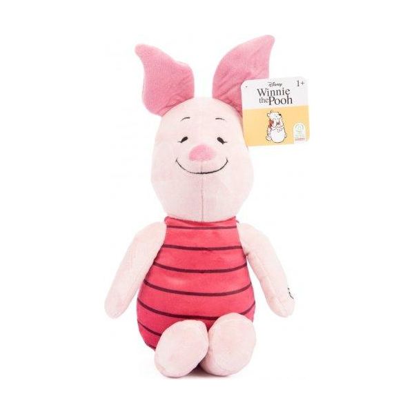 Maialino Di Peluche Con Supporto In Argilla 28 Cm-image