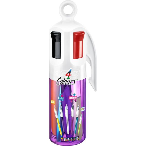 Bic 962612 Bic Retrattile Collezione 4 Colori, Confezione Da 6 Pezzi-image
