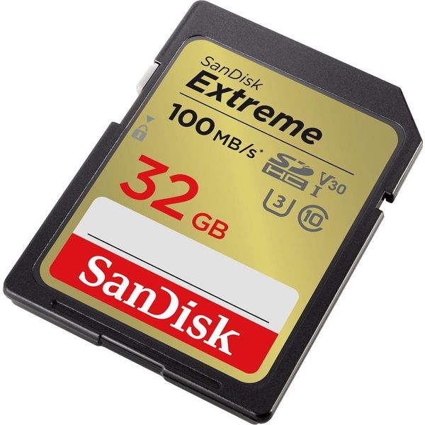 Sandisk Sdhc Extreme 32GB 100Mb/S UHS-I C10 V30 U3-image