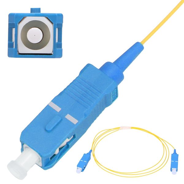 Extralink Patchcord SC/UPC-SC/UPC Sm G.657A Simplex 900UM 1M Cavo In Fibra Ftth G.657.A1 Giallo-image