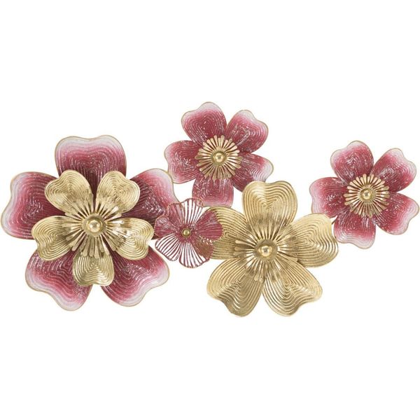 Mauro Ferretti Pannello Da Parete Lobi 91,4X6,4X50,8 Cm Rosa Scuro Oro-image