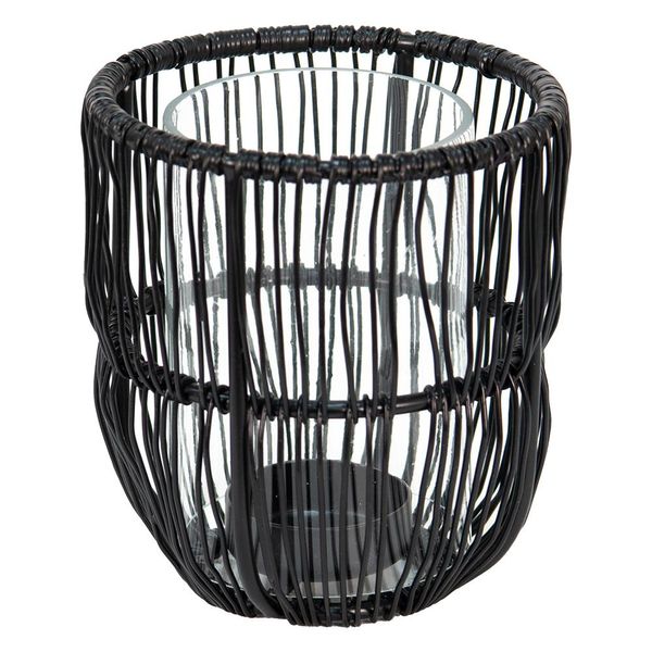 Lanterna Clayre & Eef Ø 10X12 Cm Metallo Nero-image