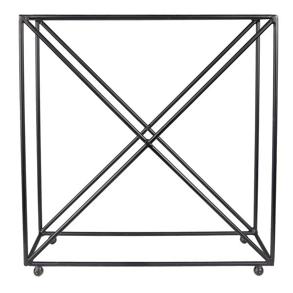 Portabottiglie Clayre & Eef 44X15X45 Cm Ferro Nero-image