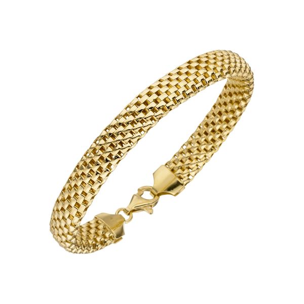Armband Jobo, Gold (Goldfarben), ArmbäNder, Damen, 19,5Cm, Silber 925 (Sterlingsilber), Armband, 925 Silber Vergoldet 19,5 Cm-image