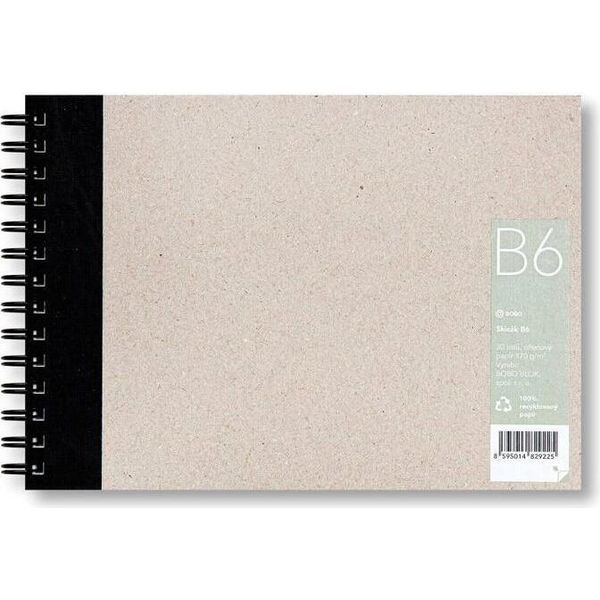Bobo, Quaderno Per Schizzi Riciclato B6 30 Fogli-image