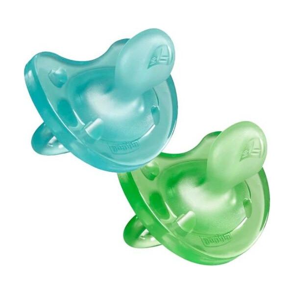 Chicco Succhietto Physio Soft In Silicone Pieno 6-16M Bambino 2 Pz-image