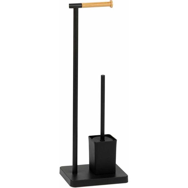 Portascopino In Metallo Nero Ba72129 Andrea House-image
