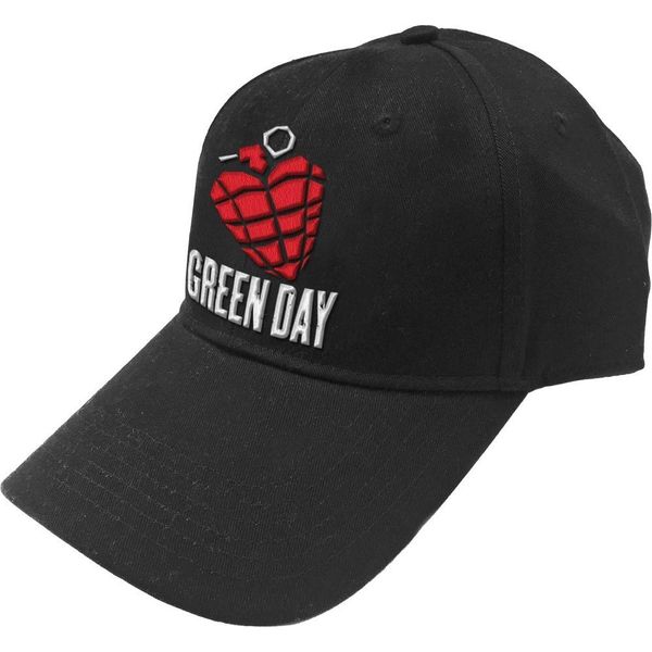 Green Day - Cappellino Da Baseball Logo Per Uomo/Donna Unisex RO7121 (Taglia Unica) (Nero/Rosso)-image