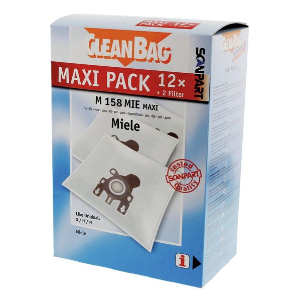 Scanpart Microfleece+ Sacchetto Per La Polvere Miele G/H/N Maxi-image