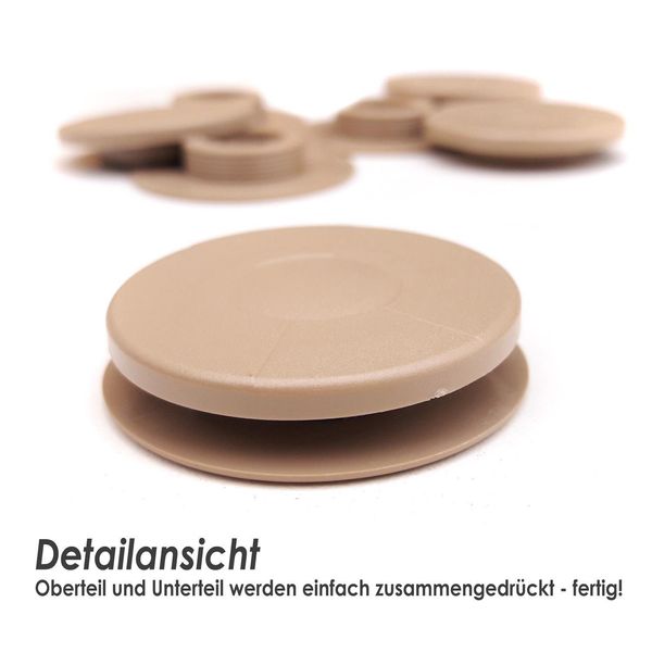 Tappetini Fissaggio Mercedes (Beige) 4 Pezzi Clip Supporto Auto Tappeto Occhiello Set-image