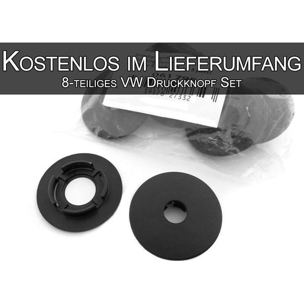 Tappetini Adatti Per Vw Polo 9N 9N3 Tappetini In Moquette Per Auto Premium Velours 4 Pezzi Neri-image