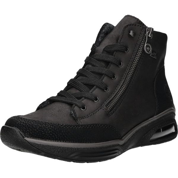 Rieker Donna Tex Stivaletto Stringato Nero, Colore:Nero, Eu Size:37-image