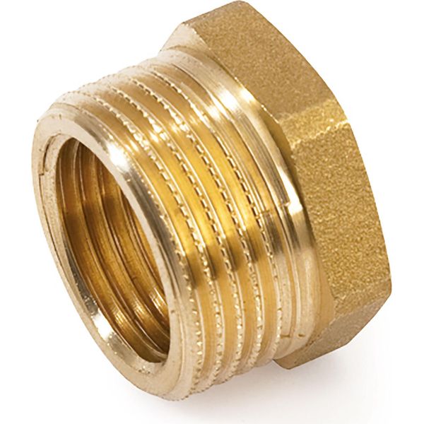 Riduttore 2" Filettatura Maschio X 3/4"" Filettatura Femmina Ottone, Filettatura Femmina Dimensioni: Da 2 Pollici Filettatura Maschio A 3/4 Pollici Filettatura Femmina"-image