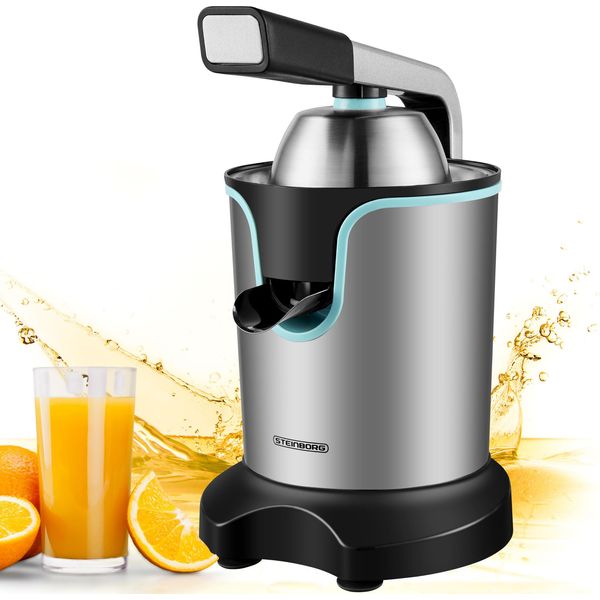 Steinborg Spremiagrumi Elettrico Motore Di Lunga Durata 800 Watt In Acciaio Inox Spremiagrumi Elettrico Auto-Start-Stop Spremiagrumi-image